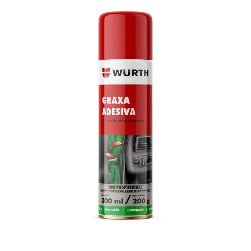 Graxa Adesiva Spray W-Max 300 ml/200 g Wurth